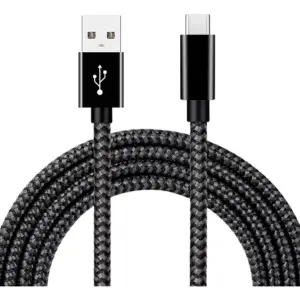 Cable Usb C Para Carga Rápida De Nylon Trenzado Alta Calidad
