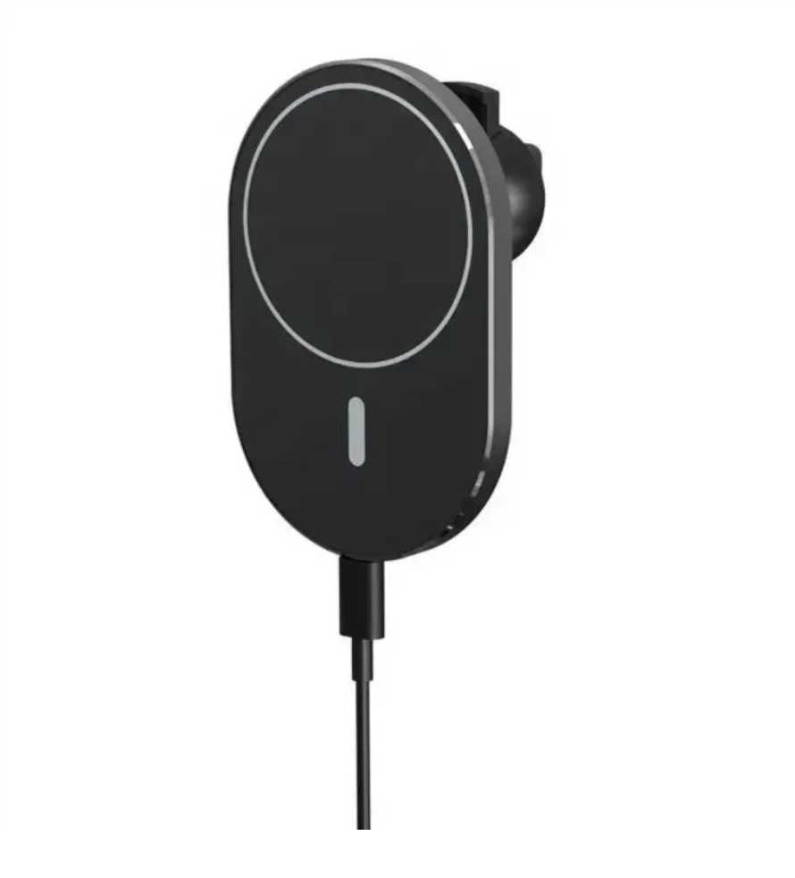 Cargador Inalámbrico y Soporte  Auto Para iPhone Carga Rápida 15w - Imagen 3