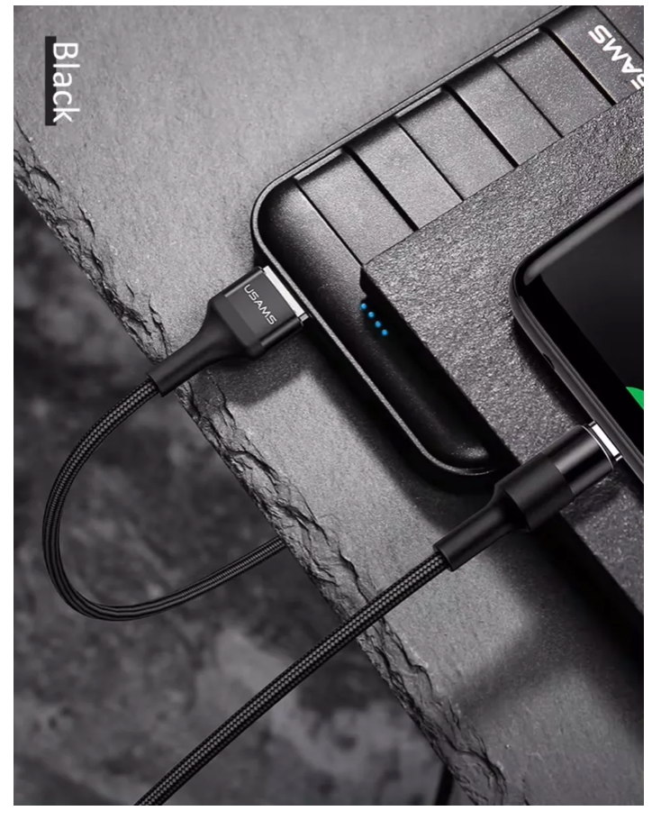 Cable Carga Rápida Usb A A Usb-c Usams Sj221 Android/ios 67w - Imagen 3