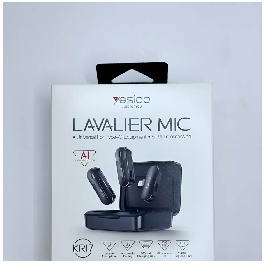 Microfono Inalambrico Lavalier Pro Estuche tipo Lightning - Imagen 3