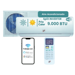 Aire Acondicionado S&P Inverter 9.000 BTU - 18m² - Frío/Calor – WIFI