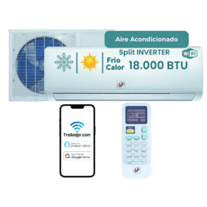 Aire Acondicionado S&P Inverter 18.000 BTU - 38m² - Frío/Calor – WIFI